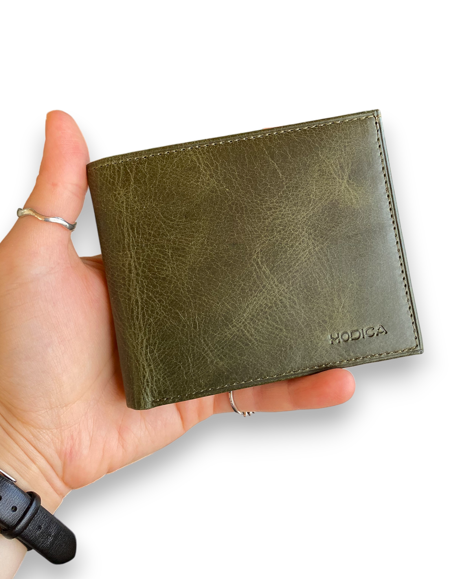 Atlanta - Genuine Leather Trifold Wallet with Coin Pouch Compartment image 0