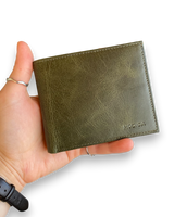 Atlanta - Genuine Leather Trifold Wallet with Coin Pouch Compartment image 0