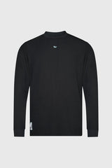 Waffle Terry Thermal Sweater - L, Black image