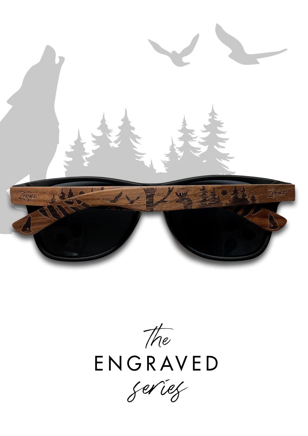 Eyewood | Engraved wooden sunglasses - The North image 1