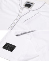 Stretch Long Sleeve Casual Button Henley Fashion Shirts image 3