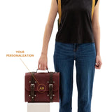 Genuine Leather Briefcase Bag Lora | Women's Work Bag-1