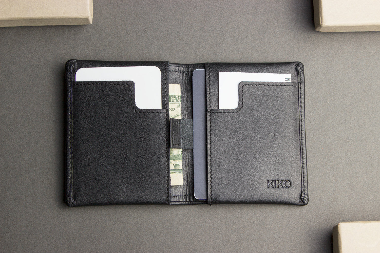 Slim Leather Bifold Wallet