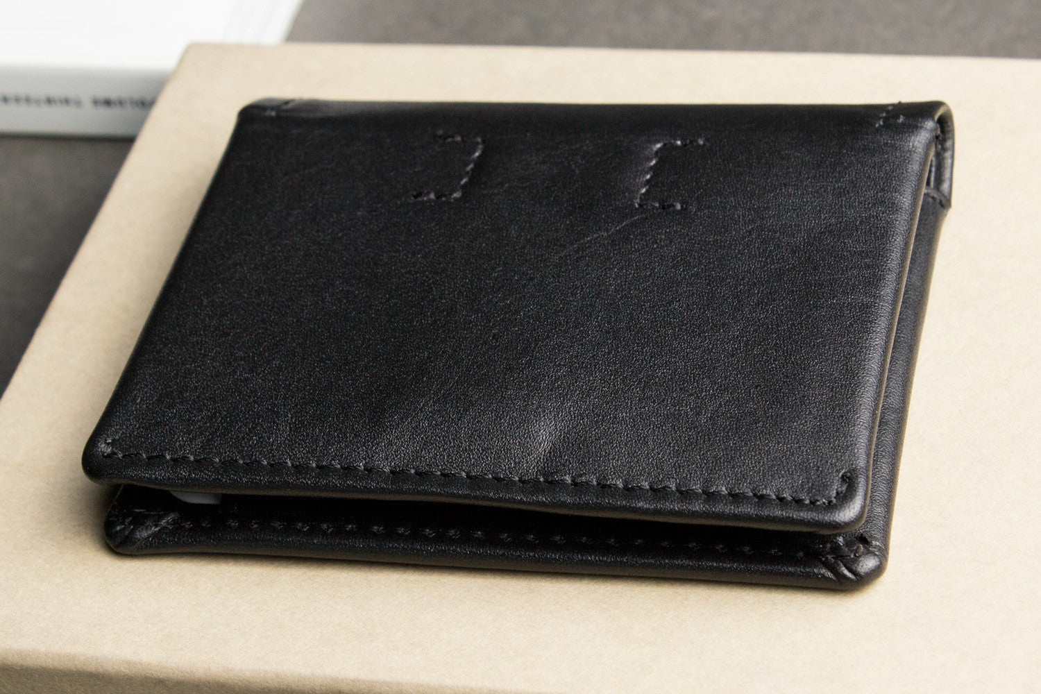 Slim Leather Bifold Wallet
