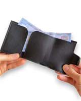 Angora - Vegan Leather RFID Mechanism Card Holder with Cash Compartment image 2
