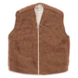 Baby/Kid Virgin Wool Vest - Brown image 1