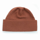 CASHMERE BEANIE HAT WITH RIBBED CUFF-4