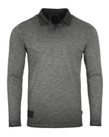 Long Sleeve Vintage Wash Henley Neck Polo Shirt image 16