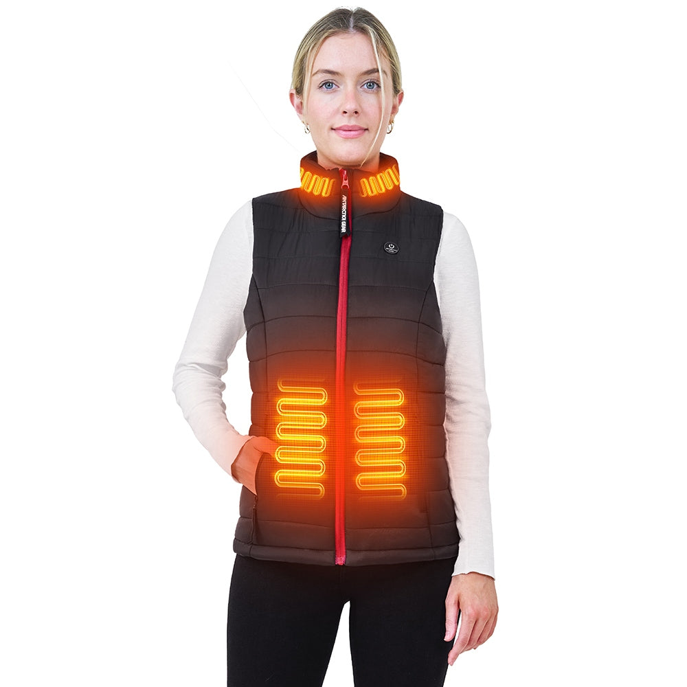 ANTARCTICA GEAR Women's Heated Vest Rechargable Lightweight Heated Vest for Winter Outdoor image 13