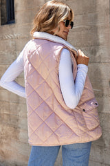 Lillian Fleece Lined Quilted Vest image 1