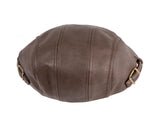 Brown leather flat cap by Max Alexander M136 image 5