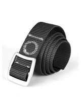 ZIMEGO Mens Adjustable Nylon Strap Military Tactical Web Belt Metal Buckle image 5