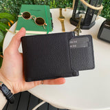 Dallas - Genuine Leather Kangaroo Wallet + Card Holder - Black image