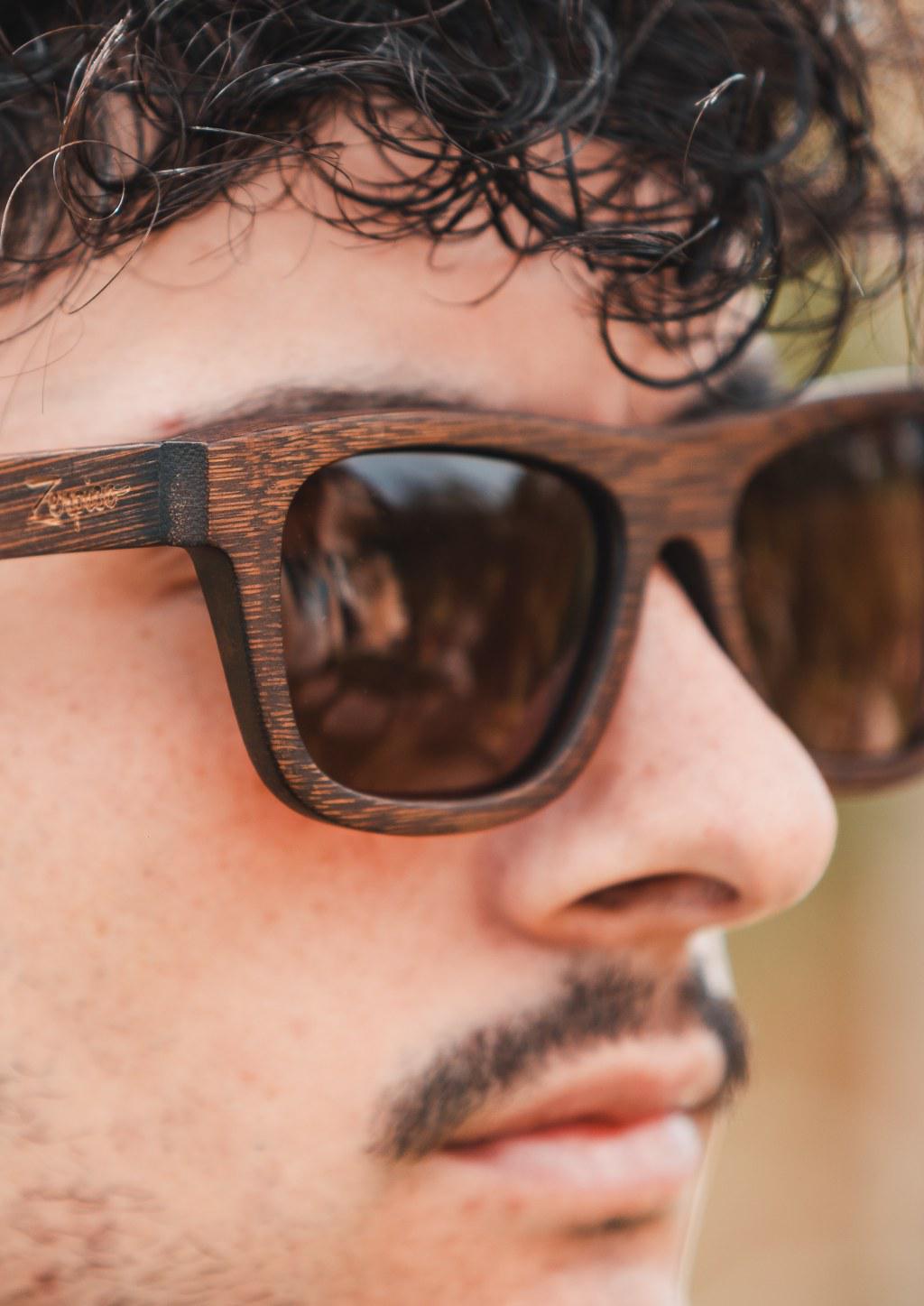 Limited Eyewood Dream Bamboo Sunglasses - Brown - Wayfarer image 4