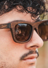 Limited Eyewood Dream Bamboo Sunglasses - Brown - Wayfarer image 4