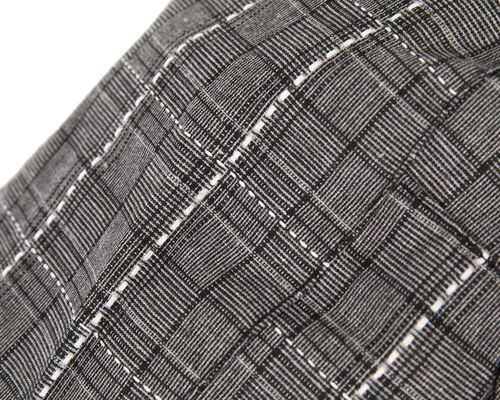 Charcoal tweed flat cap by Max Alexander image 3