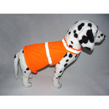 Fluorescent Safety Dog Vest - Orange, S image