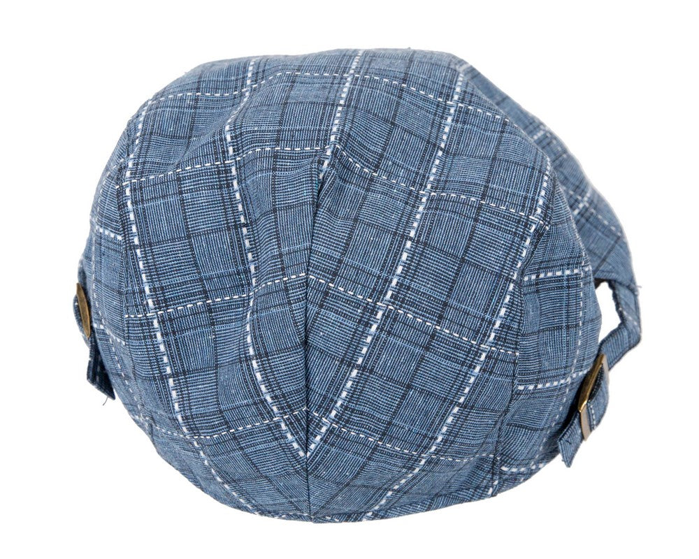 Denim tweed flat cap by Max Alexander image 4