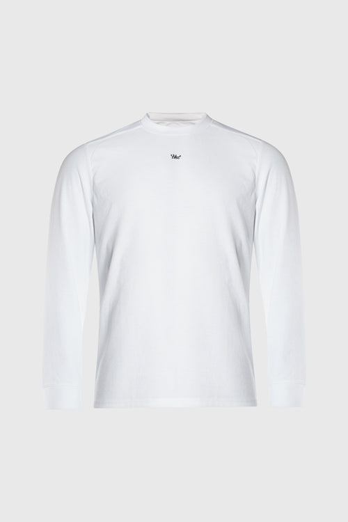 Waffle Terry Thermal Sweater - M, White image