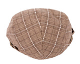 Beige tweed flat cap by Max Alexander image 4