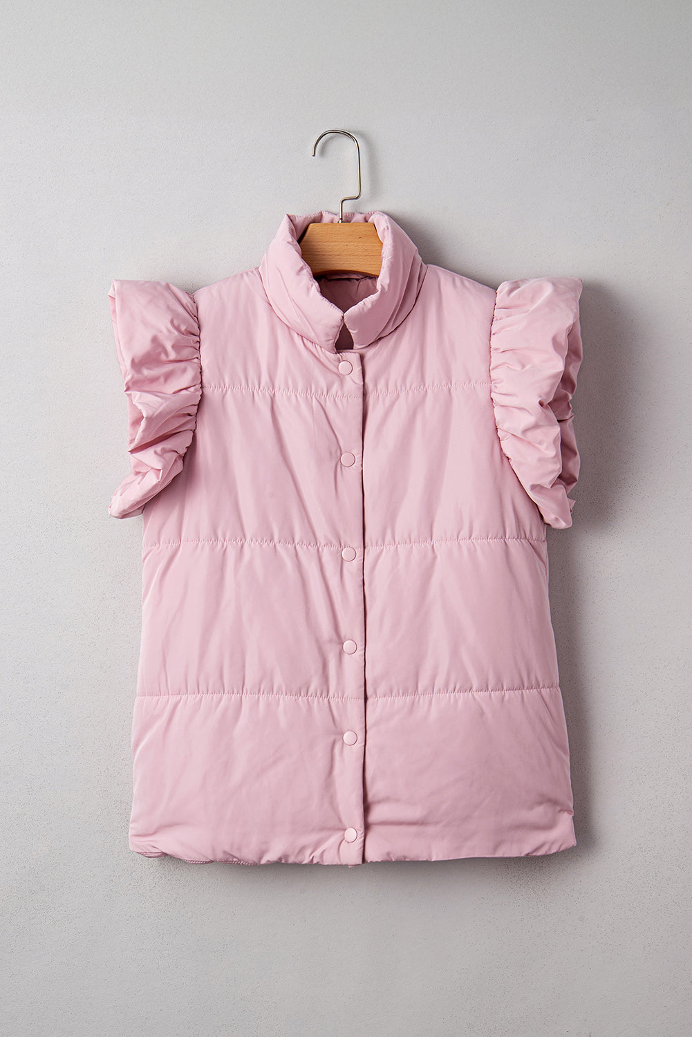 Ava Sleeve Snap Puffer Vest image 8