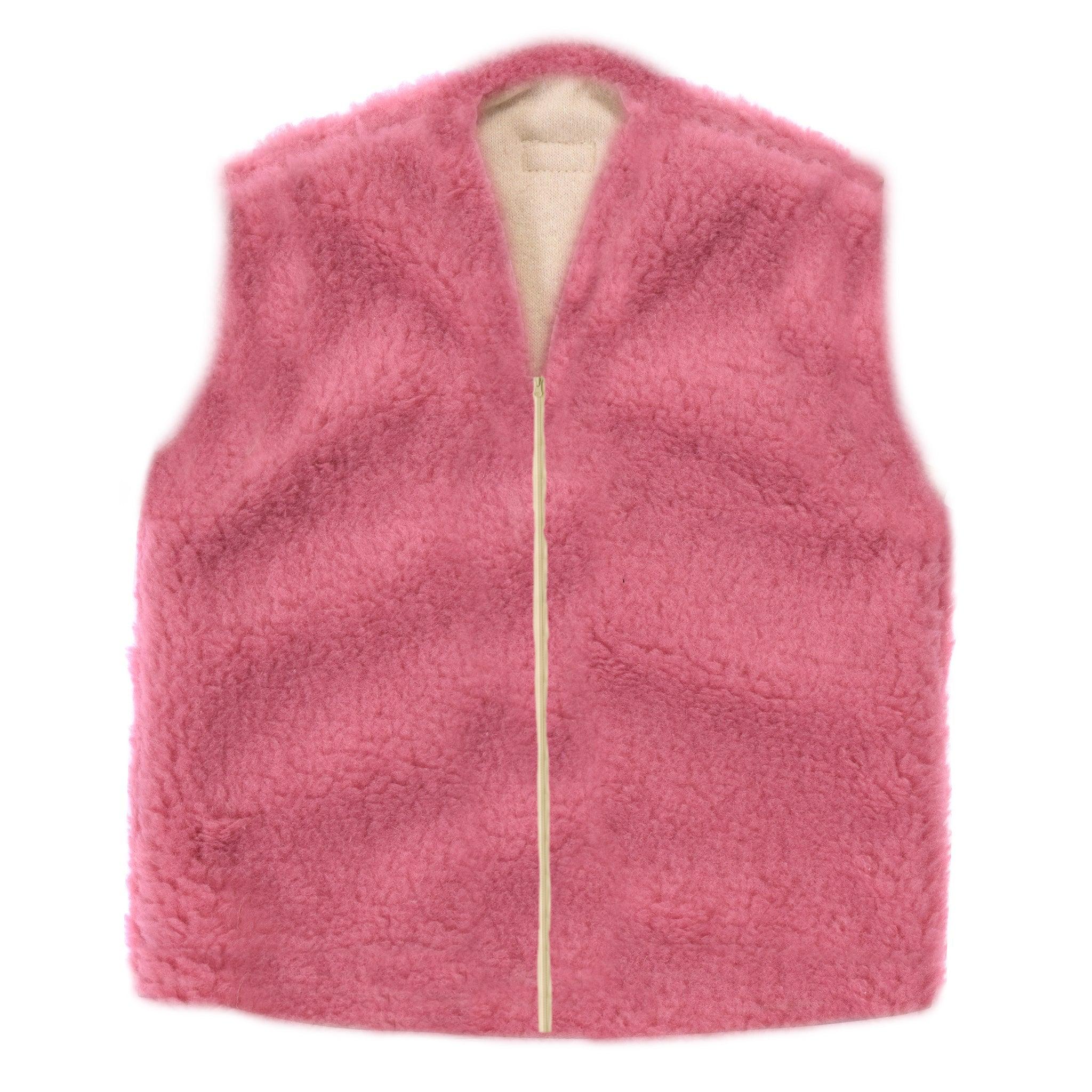 Baby/Kid Virgin Wool Vest - Pink image 0