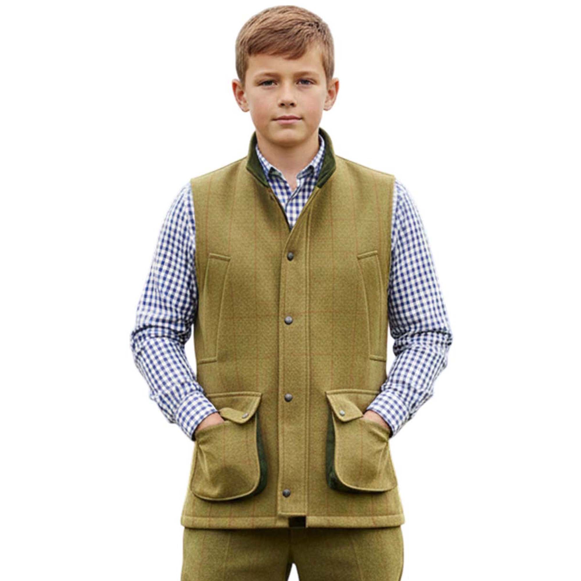 Children's Game Tweed Gilet image 0