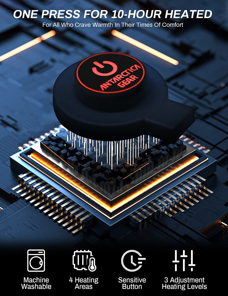 ANTARCTICA GEAR Women's Heated Vest Rechargable Lightweight Heated Vest for Winter Outdoor image 3