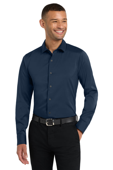 Vested City Stretch Long Sleeve Button-Up Shirt