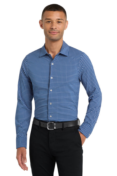 Vested City Stretch Long Sleeve Button-Up Shirt