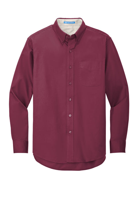 Vested Long Sleeve Easy Care Shirt Vivid