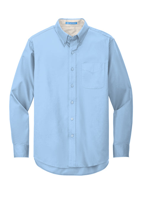 Vested Long Sleeve Easy Care Shirt Vivid