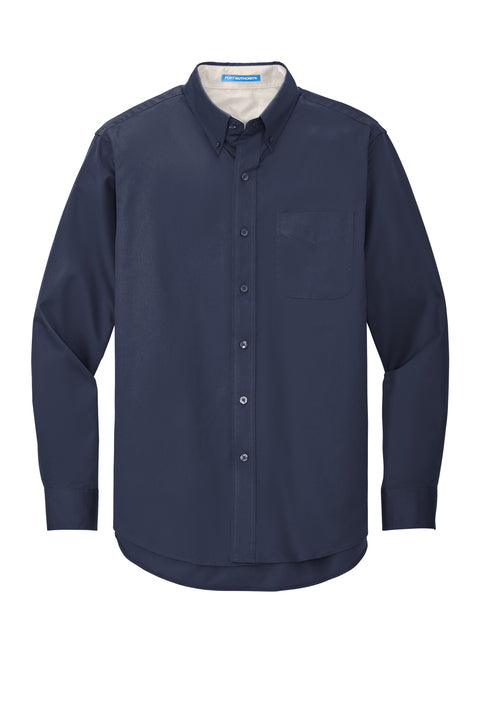 Vested Long Sleeve Easy Care Shirt Vivid