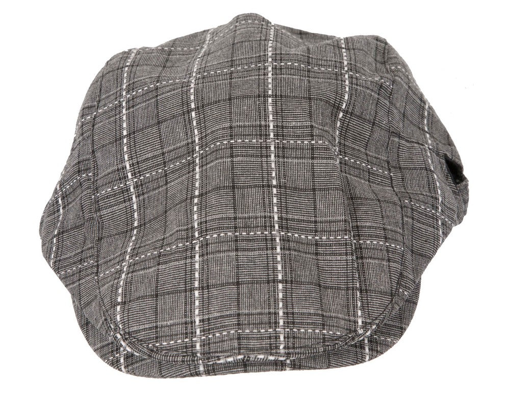 Charcoal tweed flat cap by Max Alexander image 2