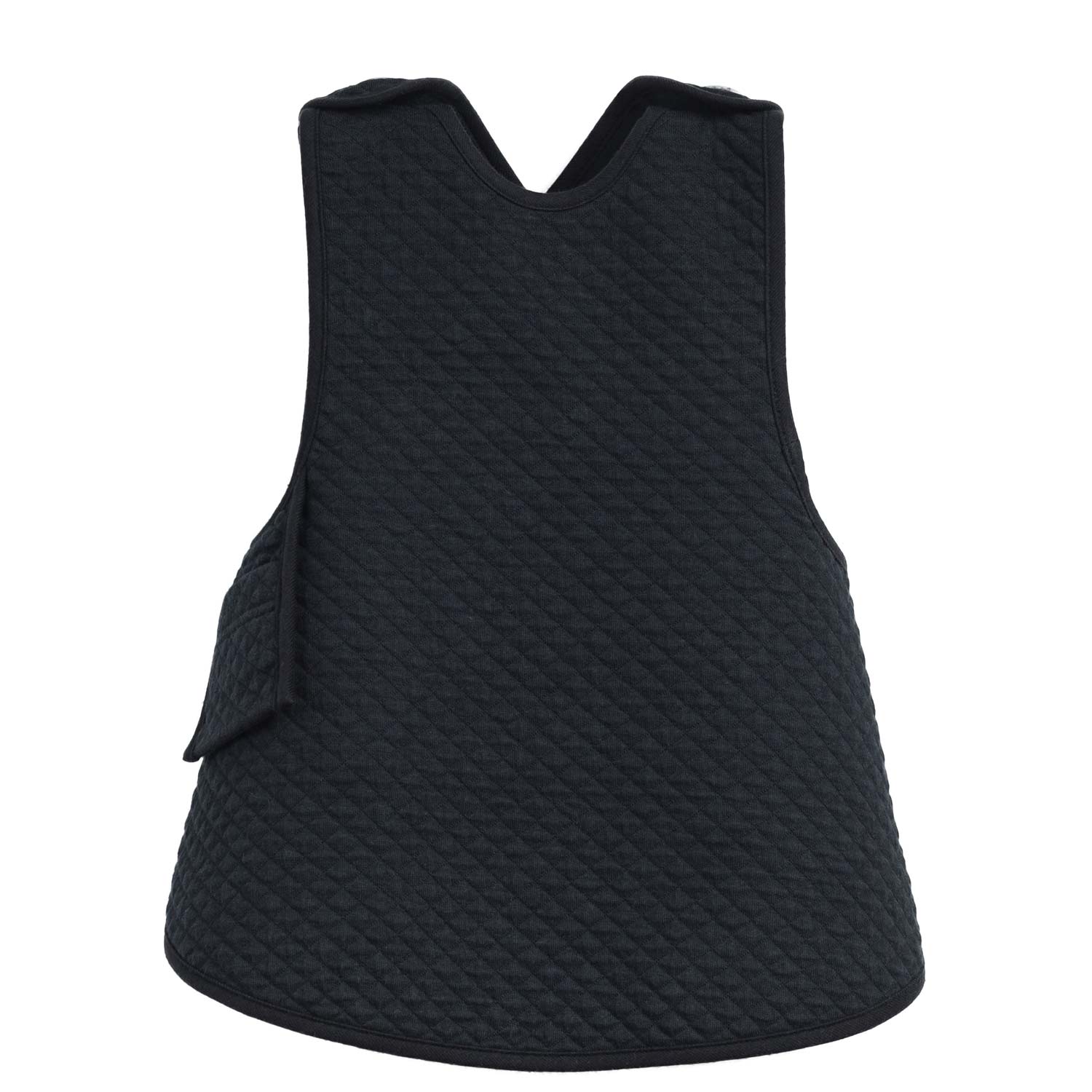 Baby Bib Vest - Black, S image