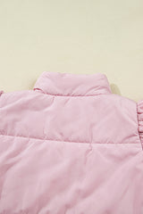 Ava Sleeve Snap Puffer Vest-2