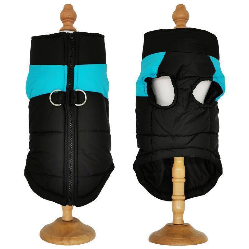 Warm And Stylish Cotton Pet Vest - Perfect For Autumn And Winter Adventures-4