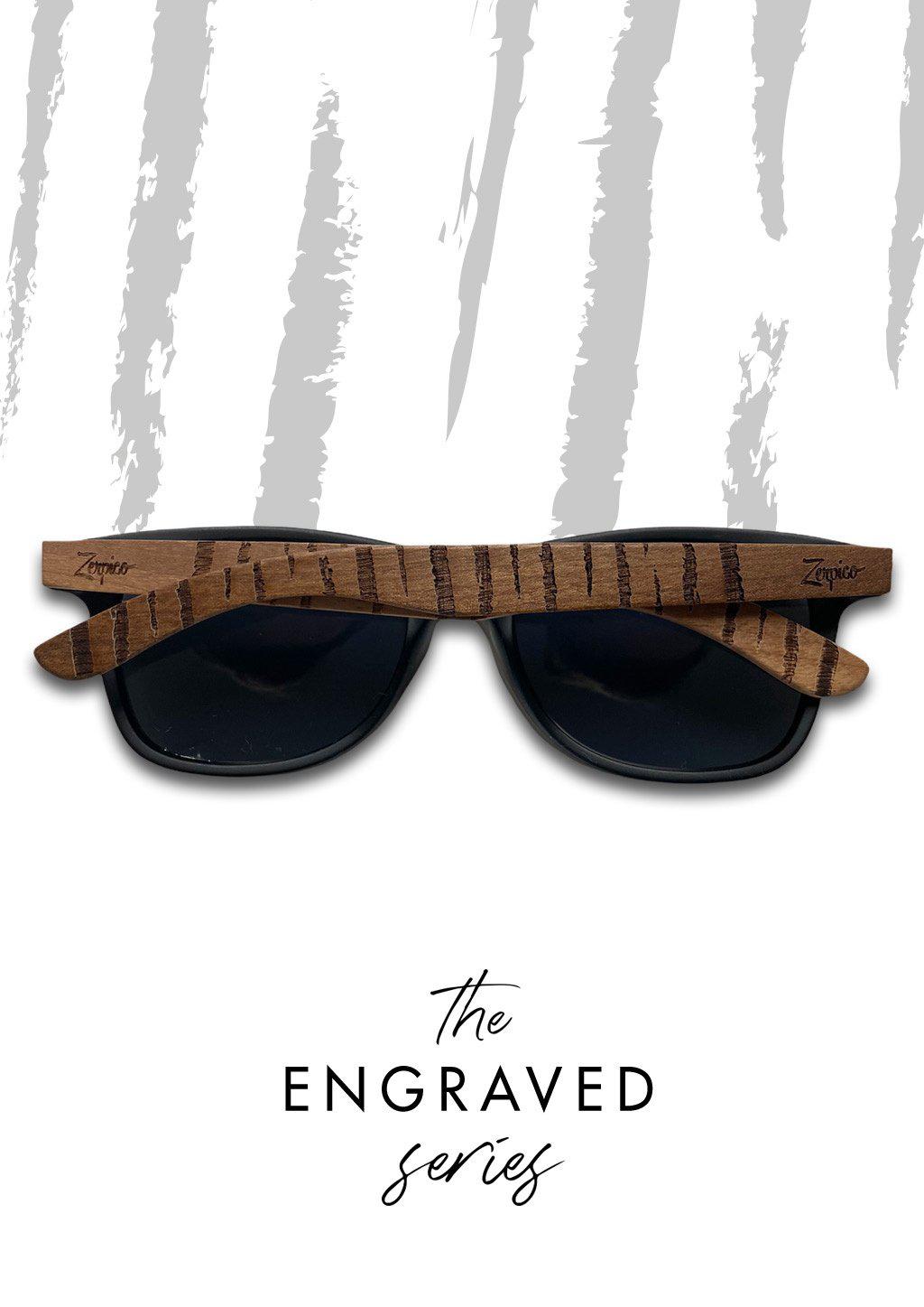Eyewood | Engraved wooden sunglasses - Untamed image 1