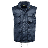 Multi Pocket Padded Gilet - Navy, M image
