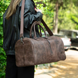 Atmore Leather Duffle Bag