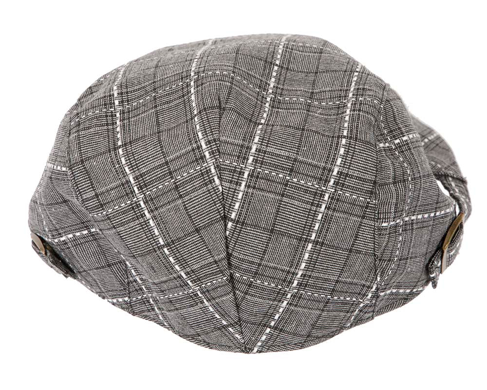 Charcoal tweed flat cap by Max Alexander image 4