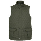 Mens Champion Ashby Quilted Gilet Vest - Olive, 2XL image
