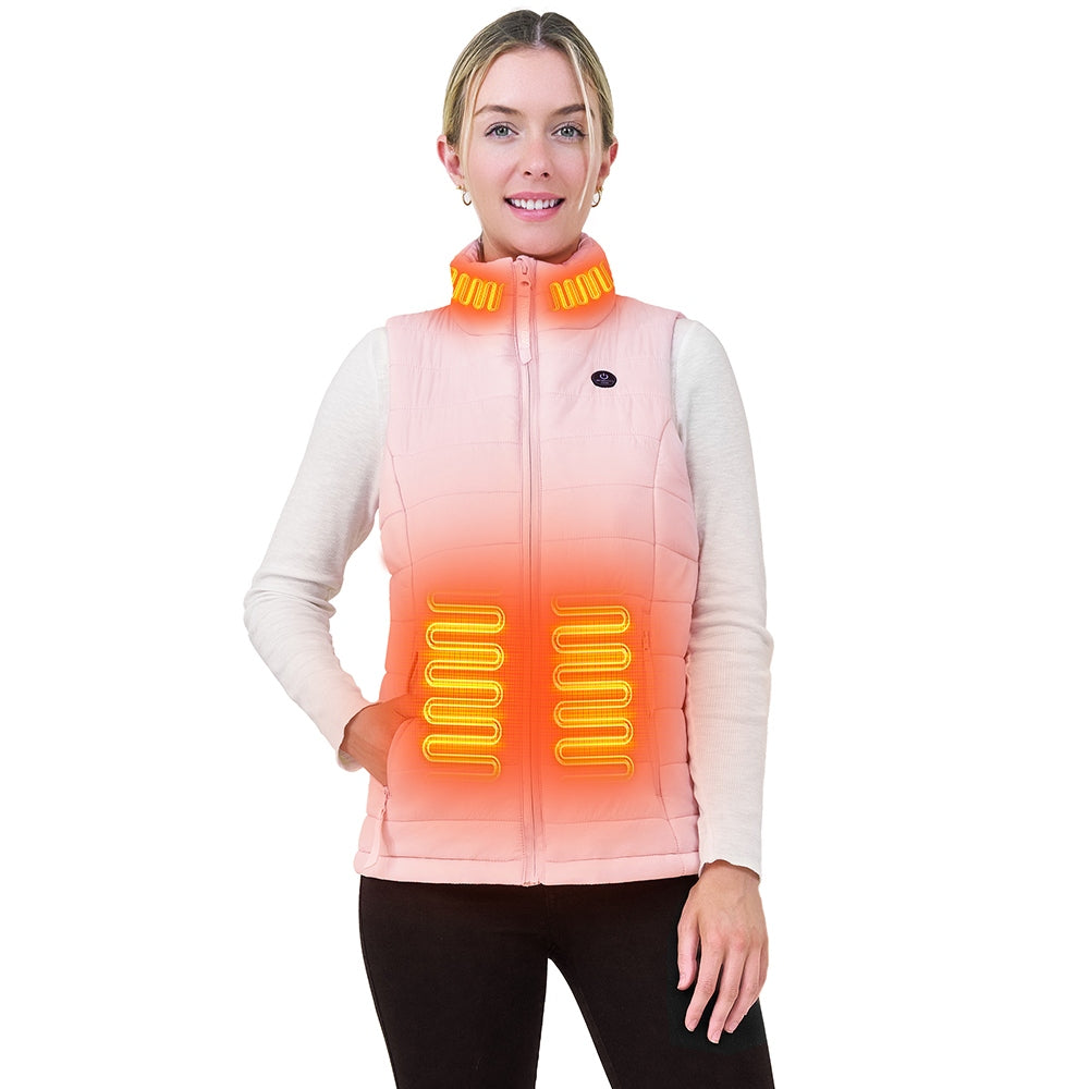 ANTARCTICA GEAR Women's Heated Vest Rechargable Lightweight Heated Vest for Winter Outdoor image 16