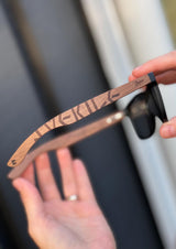 Eyewood | Engraved wooden sunglasses - Viking Runes - Sweden image 0