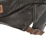 Black leather flat cap by Max Alexander M134 image 3