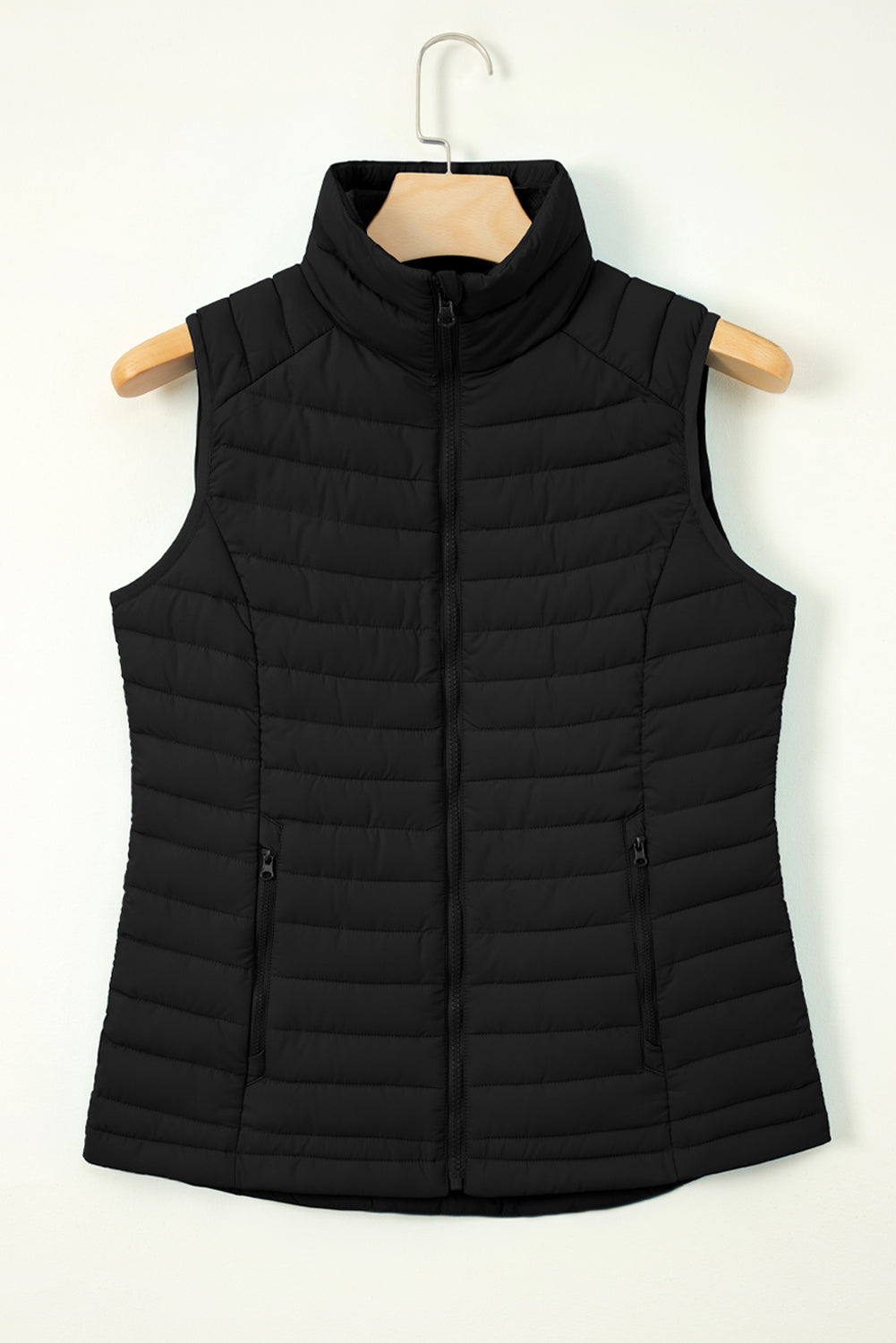 Harper Quilted Zipped Puffer Vest image 7