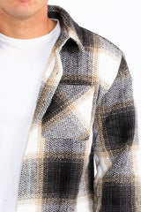 Wool Blend Flannel Shacket