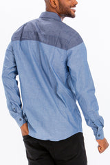 Milo Two Tone Long Sleeve Shirt