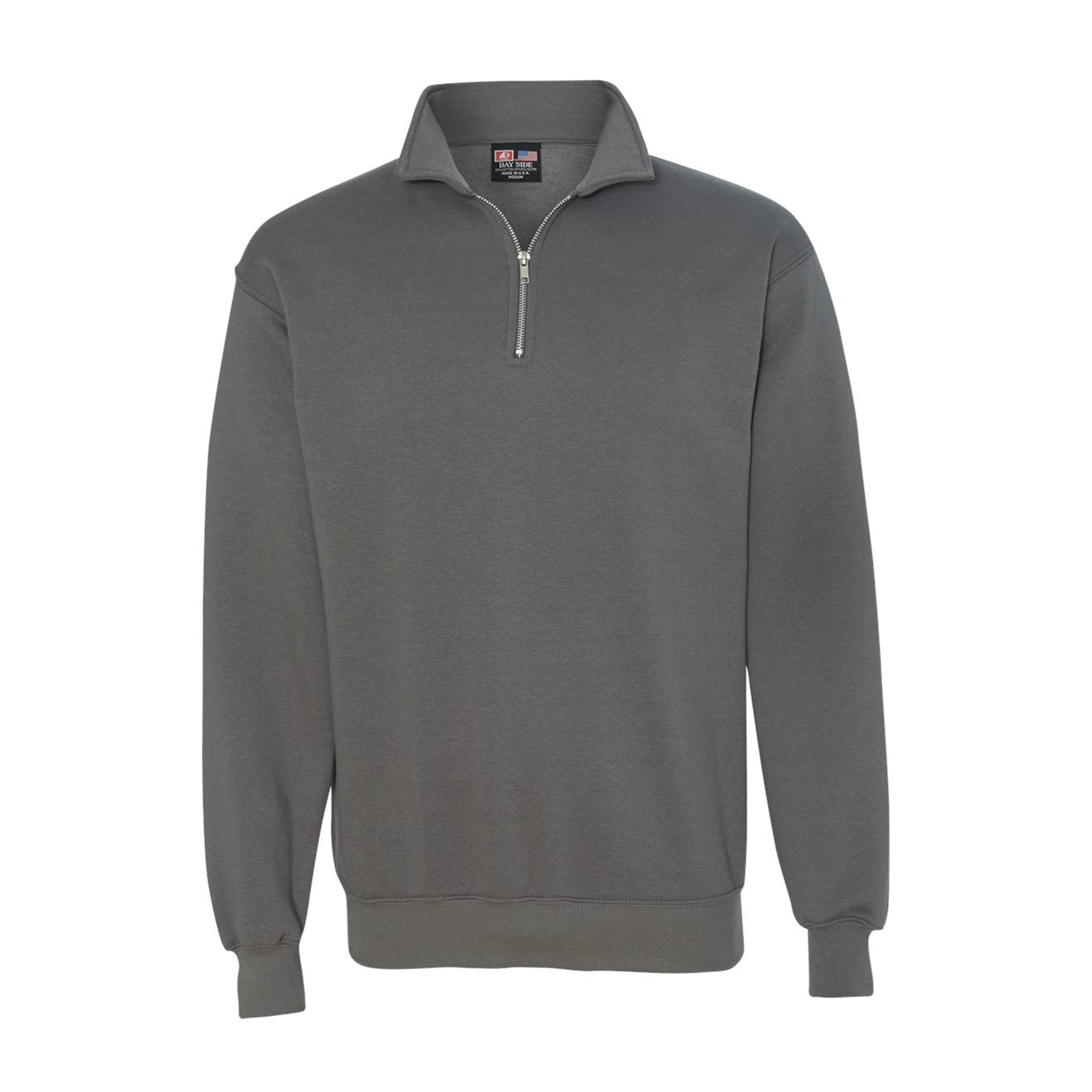 Vested Comfort Blend Quarter Zip Pullover Sweatshirt