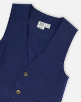 Elegant Vest Blue-3